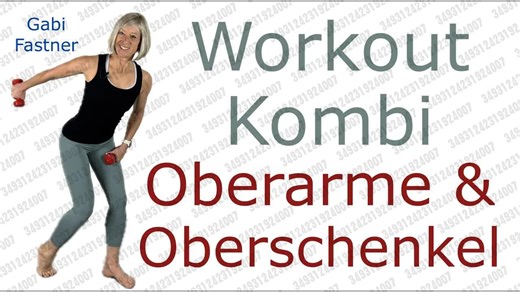2025.11.28 【Gabi Fastner】🍎 34分钟。锻炼组合上臂和大腿-强化哑铃训练，紧致和强化