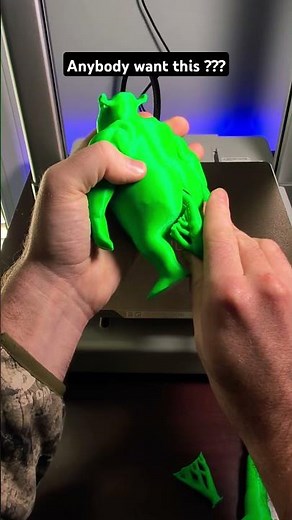 3D Printed Shrek Toothpaste Dispenser #3dprinting #shrek