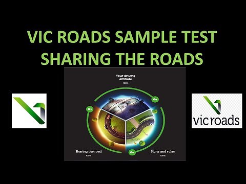 ONLINE KNOWLEDGE TEST | SAMPLE QUESTIONS | SHARING THE ROADS | VICROADS | MELBOURNE 2022 |