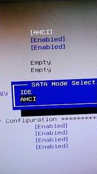 What is the difference between IDE and AHCI? SATA mode selection in BIOS setup
