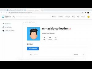 How to DELETE NFT COLLECTION in OPENSEA?