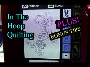 Quilting In The Hoop Part 1 of 2 -- PLUS BONUS TIPS!! -- Janome MC9900 - Christopher Nejman