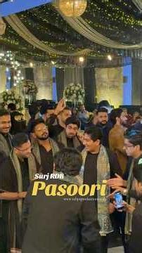 Pasoori LIVE at Wedding 😍 | Surj RDB Performance | Tulips Productions