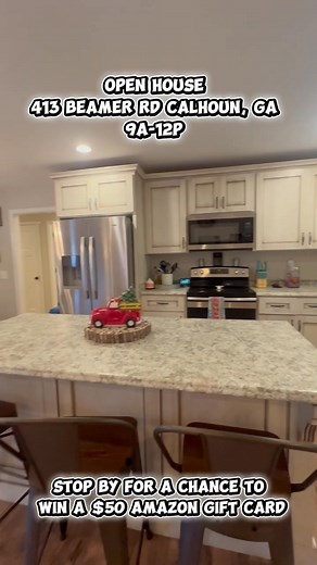 This 3 bed / 2 bath beauty has soaring ceilings, modern finishes, and an entertainer’s DREAM backyard 😍🔥 Step inside to an open, light-filled layout with luxury plank flooring throughout. The kitchen? Massive island. Tons of storage. Made for hosting. 🍽️ Your primary suite = a true retreat → giant walk-in closet spa-style bath with soaking tub. 🛁💫 And the backyard… just WOW. Pool • Deck • Covered Patio • Fire Pit Everything you need to make memories all year long. 🌙✨ No HOA Calhoun City Sc