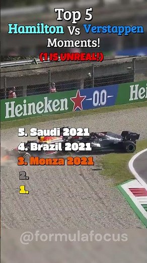 Ranking Hamilton vs Verstappen Moments! 🏎️🤯 👀 #f1 #formulaone #f1edit