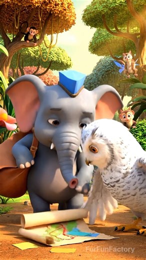 The Forgetful Elephant Postman | Funny Animal Job Series | Episode 28