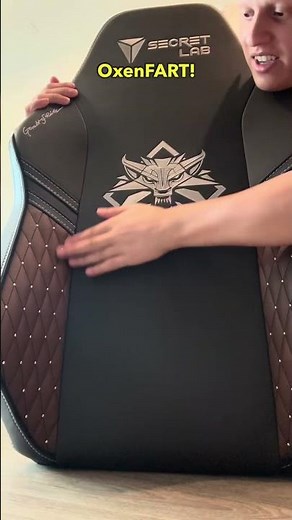 Kermit 🐸 and Nico 👨🏽‍🦲Unbox a ‪@Secretlabchairs‬ WITCHER Gaming Chair ⚔️ #gaming #witcher #gamer