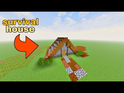 Minecraft ⚒️ : cara buat rumah berbentuk segitiga di Minecraft 🏠