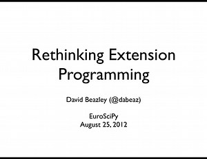 Rethinking Extension Programming