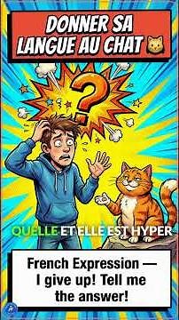 Donner sa langue au chat: Son origine et signification!