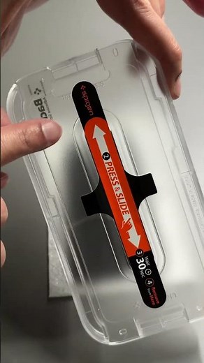 Spigen Tempered Glass Screen Protector Installation #unboxing #installation ‪@Spigen‬