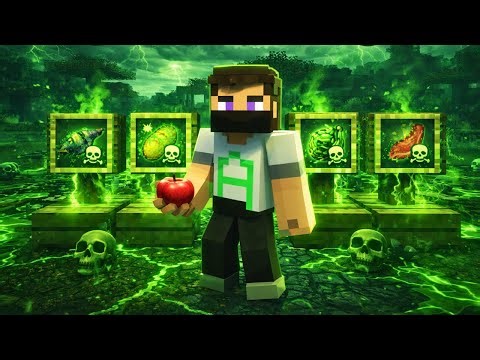 EVERY FOOD BECAME TOXIC EXCEPT ONE ? ☠️ | MINECRAFT #minecraft#minecraftgameplay#minecraftlover#mods