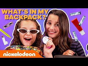 What's in Annie & Hayley's BACKPACKS?! 🎒 | Dora and the Lost City of Gold | Nick