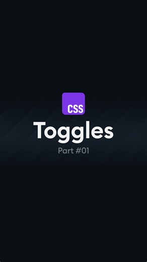 Joe · Frontend Developer on Instagram: "CSS Banter Toggles 🔥⁣ ⁣ Some fun toggle switches to make your coding projects a little bit more fun 🙌🏼⁣ ⁣ Comment “Toggles” for the code 🔗⁣ ⁣ #javascript #typescript #css #html"