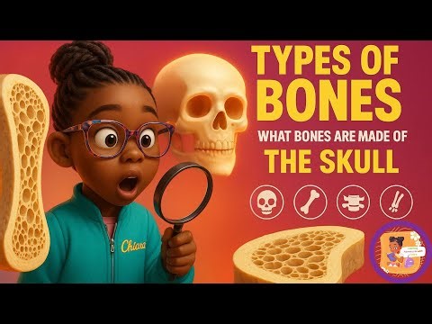 Types of Bones for Kids 🦴 What Are Bones Made Of + The Skull Explained