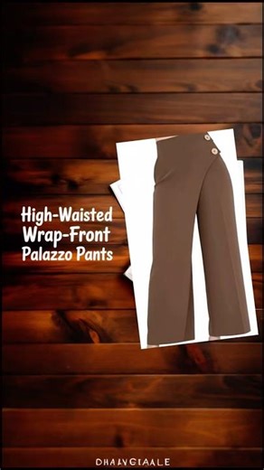 The Wrap-Front Palazzo Pattern Tutorial #sewingtutorial #tailoring #fashiondesign
