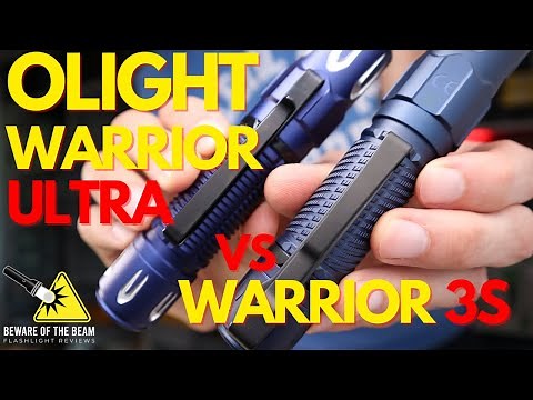 Olight Warrior Ultra vs Olight Warrior 3S flashlight review