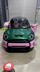 Mini Cooper Bonnet wrap. 🔥🔥🔥 - - #fyp #fypシ #zulfycustoms #carwrap #wrapping #vinyl #vinylwrap #pink #mini #cooper #carwrapping | Zulfy Customs