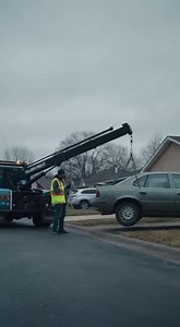 “I have orders to take this vehicle, Ma’am. Step away.” The repo man didn’t look up. He kept cranking the winch, lifting the rusted sedan off the driveway. The mother was sobbing, pulling on his sleeve. “Please! I just need one more week! I have a job interview tomorrow!” He shook his head. “I’ve heard it all before.” He was about to drive away when the front door of the house flew open. A little girl, no older than six, ran out screaming. She didn't run to her mother. She ran straight to the ca