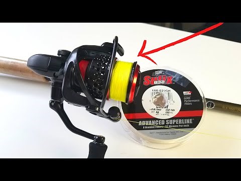 How To Spool BRAIDED Line On A Spinning Reel (Without Slippage)