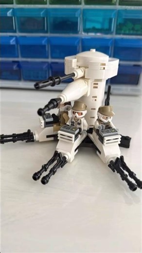 Cómo armar una torreta al estilo de Hoth en lego stop motion