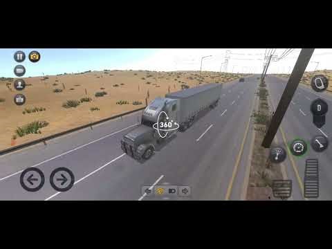 American Trucker Vibes in Mobile Car Simulator