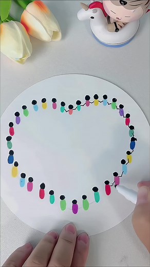 Easy Drawing of Jerry for 6-Year-Old Girls with Primary Colors