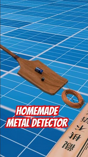 I Made a Metal Detector with 3 Simple Items! 🤯🧲