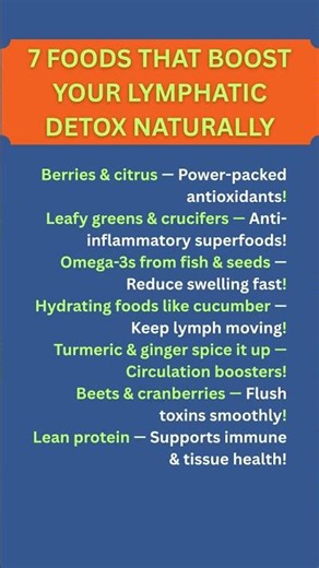 Want to boost your lymph system naturally? Eat these detox foods!