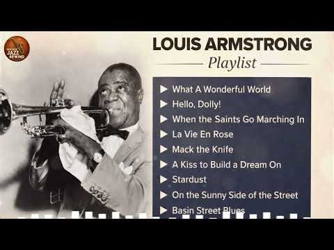 Louis Armstrong Greatest Hits 🎷 Best Jazz Songs 50s 60s 70s | Classic Jazz Collection