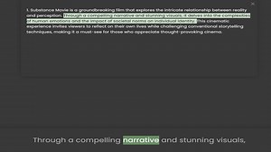 and perception. Through a compelling narrative and stunning visuals, it delves into the complexities