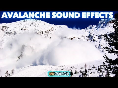 Avalanche Sound Effects / Various Snow slide and Snow Slip Sounds / Sound Of Mountain Avalanches