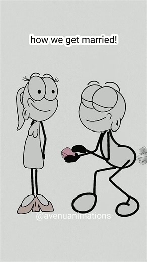2.2K views · 16 reactions | how we get married! 藍 (best animation memes) #shorts | Avenue Animations | Facebook