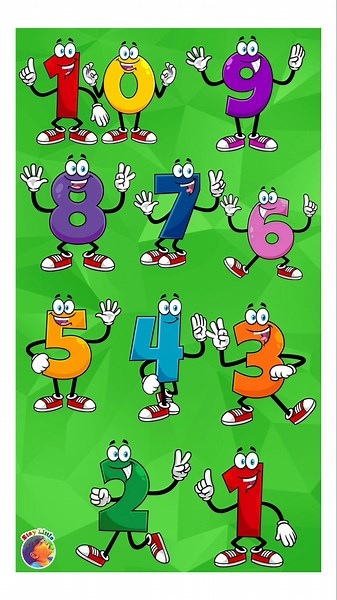 Backward counting song (10-1) for children #staylittlechannel #kidslearning