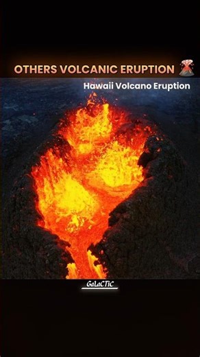 Largest volcanic eruption 🌋 #space #earth #volcano