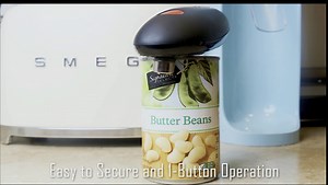 Can Opener Electric with Smooth Edge, One Touch Automatic Battery Operated Can Opener for Kitchen for Seniors with Arthritis, Portable Small Size for Camping, Stainless Steel, Handheld Can Opener