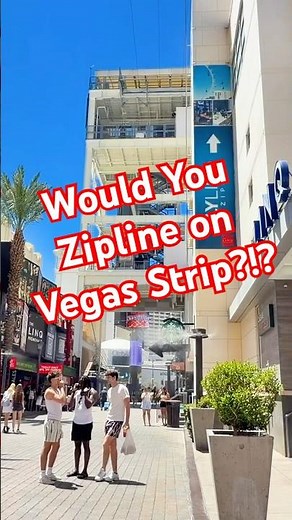 Zipline on Vegas Strip?! Yes! Head to Linq Promenade #vegas #lasvegas #zipline #casino #travel #fun