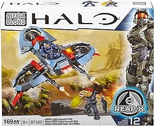 Amazon.com: Mega Bloks Halo UNSC Light Assault VTOL : Toys & Games