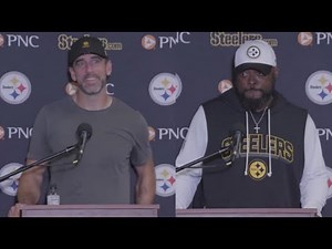 Aaron Rodgers Postgame PRESS CONFERENCE vs. Jets | Mike Tomlin Postgame vs. Jets