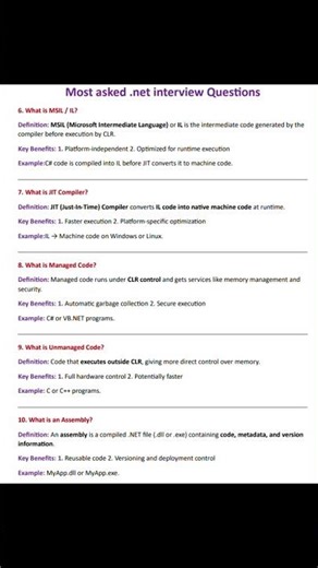 .net basic interview questions #dotnet #youtubeshorts #shorts #dotnetinterview #dhurandhar #fa9la