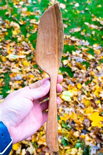 Carved Wooden Cooking Spatula/pie Cutter - Etsy