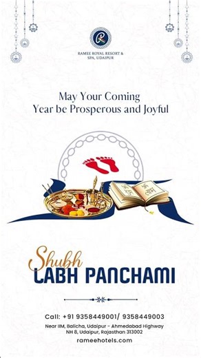 Happy Labh Panchami - Ramee Royal Resort & Spa Udaipur