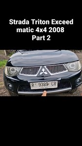 Strada Triton Exceed matic 4x4 2008 Rp.185 jt MSD Motor Jakarta #08128512583 #Hilux #strada ##4x4 ##triton4x4 | Dar Sono