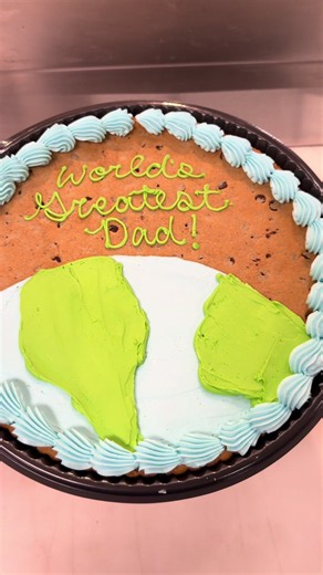 Father's Day Chocolate Chip Cookie Cake Recipe