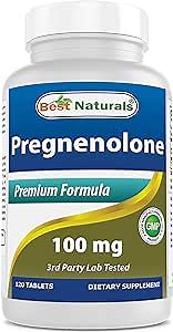 Best Naturals Pregnenolone 100 mg 120 Tablets