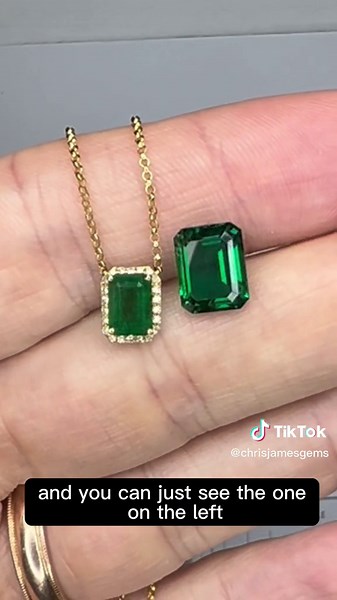 Is this a lab grown or natural emerald? Let’s run a couple of tests and see what we can learn! Disclaimer: Always work with a trained gemologist or appraiser. Emeralds can be super tricky to identify with other synthetic growing techniques! . . . Love this pendant? It’s available! Effy emerald pendant with an approx. 0.75 ct emerald-cut natural emerald and approx. 0.20 cwt. of diamonds in 14k yellow gold. 16” - 18” adjustable chain with four bezel-set stationary diamonds and lobster clasp. Fixed