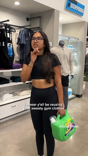 4.6K views · 30 reactions | #GainPartner With Gain Moonlight Breeze, you don’t have to worry about your clothes giving funk at the gym anymore. My favorite detergent has me giving “clean girl” at every gym sesh. @ilovegain | Gain | Facebook