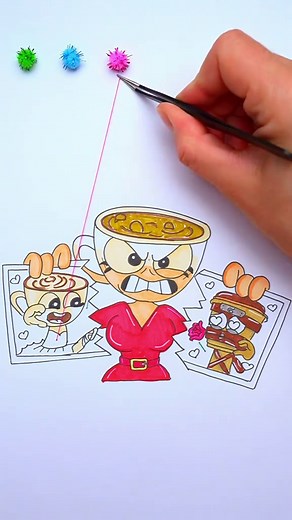 Easy Drawing of Ballerina Cappuccina and Cappuccino Assassino