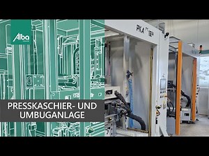 Presskaschier- und Umbuganlagen von ALBA