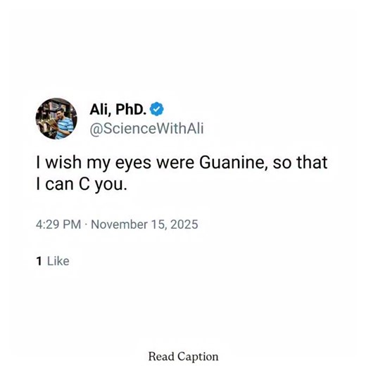 Ali -PhD || PU 🇮🇳 on Instagram: "This statement refers to the specific base pairing rules of DNA, where nucleotides pair in a highly precise and complementary manner to maintain the structure of the double helix. In DNA, guanine (G) forms three hydrogen bonds with cytosine (C), creating one of the most stable nucleotide pairs in the genome. This strict molecular recognition where G always pairs with C ensures accurate replication, stable genetic information and proper transmission of hereditar